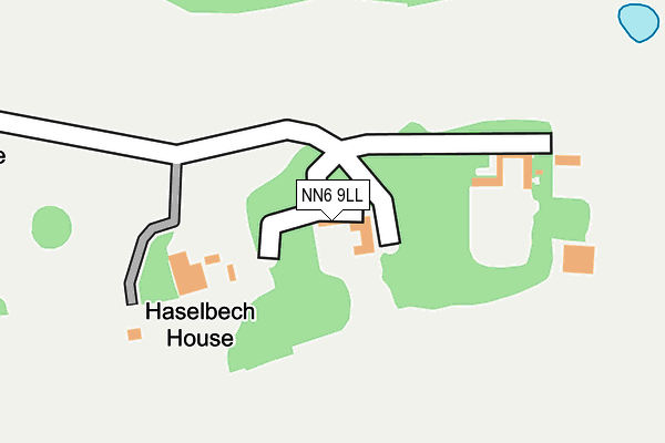 NN6 9LL map - OS OpenMap – Local (Ordnance Survey)