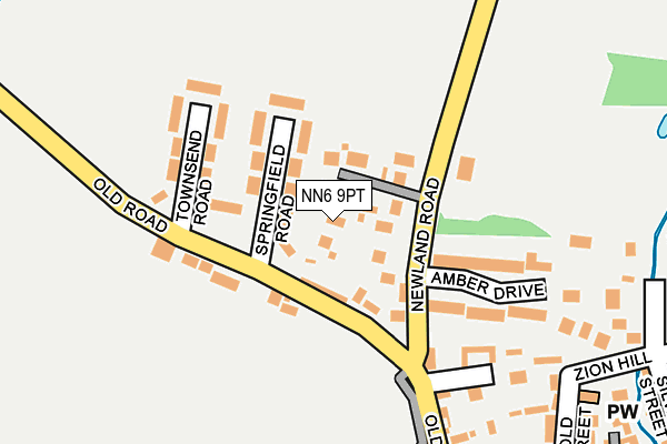 NN6 9PT map - OS OpenMap – Local (Ordnance Survey)