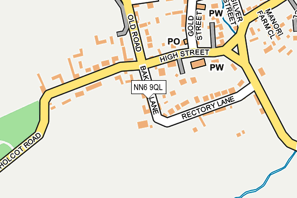 NN6 9QL map - OS OpenMap – Local (Ordnance Survey)