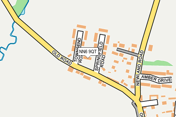 NN6 9QT map - OS OpenMap – Local (Ordnance Survey)