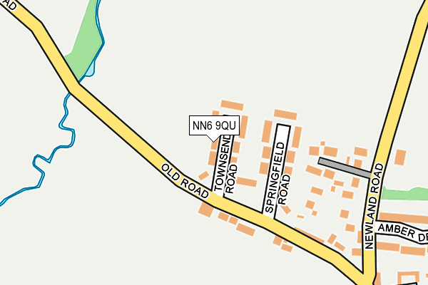 NN6 9QU map - OS OpenMap – Local (Ordnance Survey)