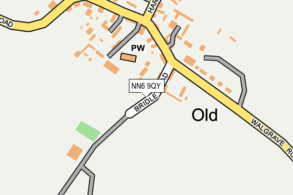 NN6 9QY map - OS OpenMap – Local (Ordnance Survey)