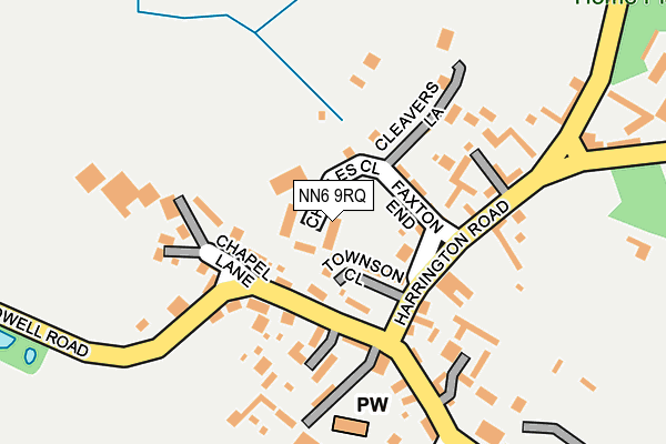 NN6 9RQ map - OS OpenMap – Local (Ordnance Survey)