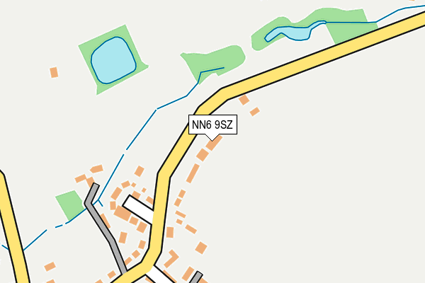 NN6 9SZ map - OS OpenMap – Local (Ordnance Survey)