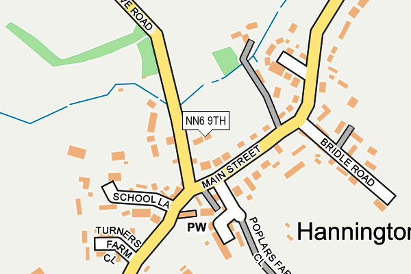NN6 9TH map - OS OpenMap – Local (Ordnance Survey)