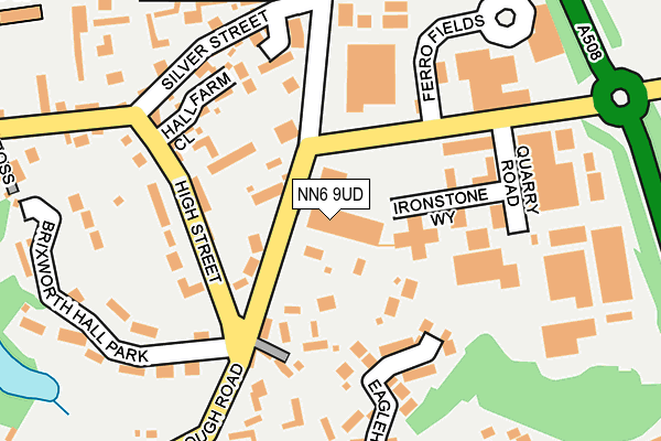 NN6 9UD map - OS OpenMap – Local (Ordnance Survey)