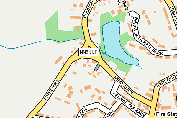NN6 9UF map - OS OpenMap – Local (Ordnance Survey)