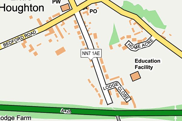 Map of LITTLE HOUGHTON HOSPITALITY LIMITED at local scale