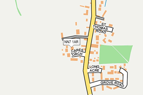NN7 1AR map - OS OpenMap – Local (Ordnance Survey)