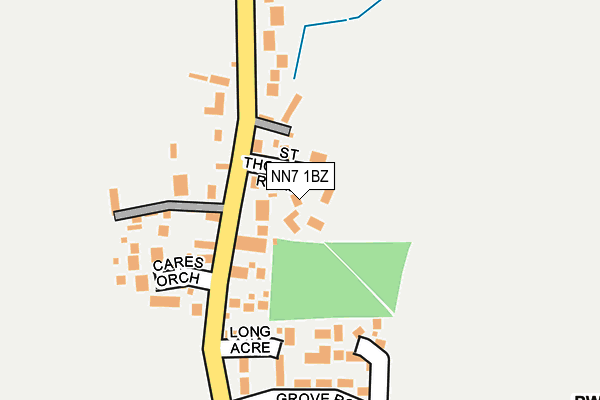 NN7 1BZ map - OS OpenMap – Local (Ordnance Survey)