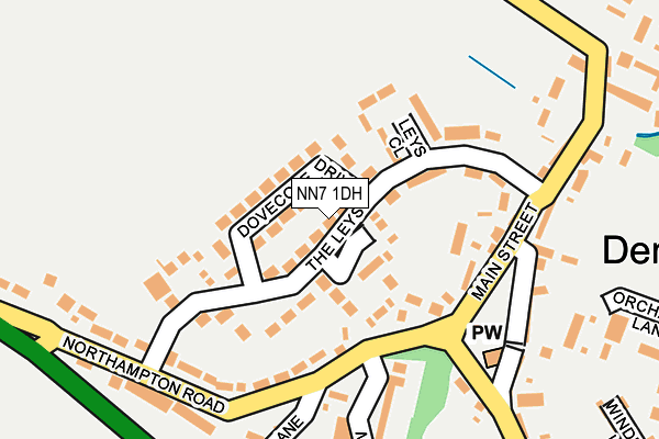 NN7 1DH map - OS OpenMap – Local (Ordnance Survey)
