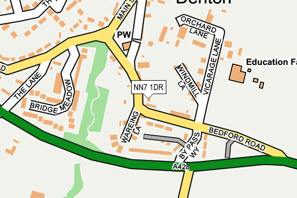 NN7 1DR map - OS OpenMap – Local (Ordnance Survey)
