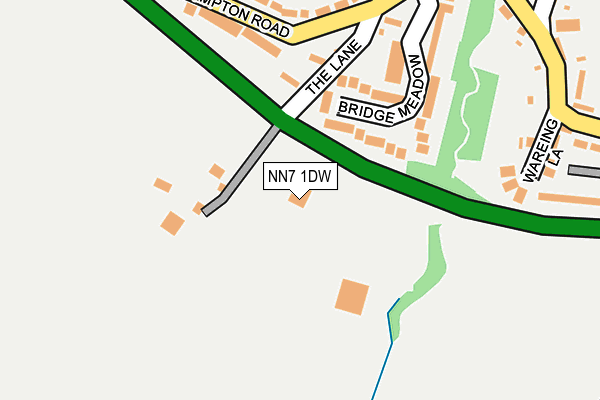 NN7 1DW map - OS OpenMap – Local (Ordnance Survey)