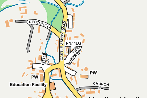 NN7 1EQ map - OS OpenMap – Local (Ordnance Survey)