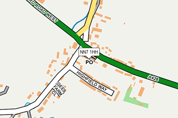 NN7 1HH map - OS OpenMap – Local (Ordnance Survey)