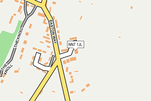 NN7 1JL map - OS OpenMap – Local (Ordnance Survey)