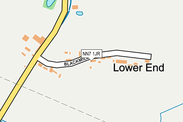 Map of EASTON WAY FARM LTD at local scale