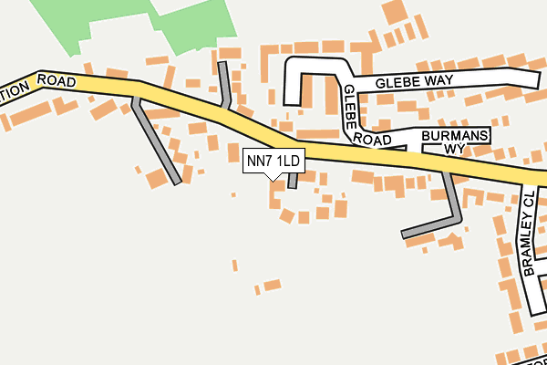 NN7 1LD map - OS OpenMap – Local (Ordnance Survey)