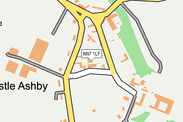 NN7 1LF map - OS OpenMap – Local (Ordnance Survey)