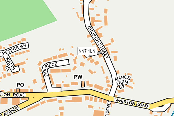 NN7 1LN map - OS OpenMap – Local (Ordnance Survey)