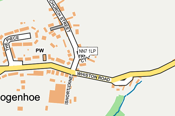 NN7 1LP map - OS OpenMap – Local (Ordnance Survey)