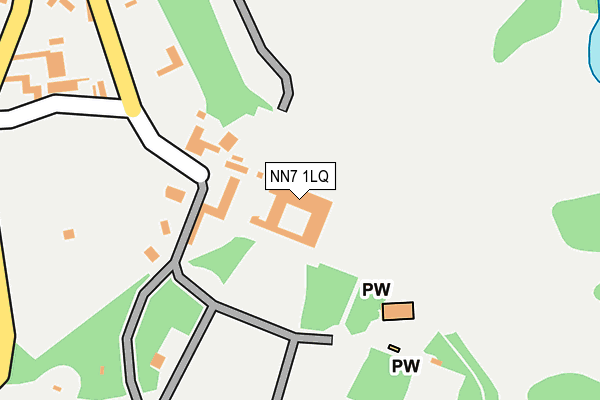 NN7 1LQ map - OS OpenMap – Local (Ordnance Survey)