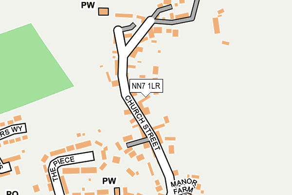NN7 1LR map - OS OpenMap – Local (Ordnance Survey)