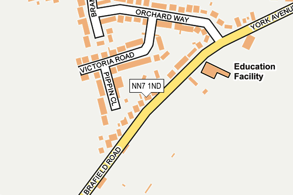 NN7 1ND map - OS OpenMap – Local (Ordnance Survey)