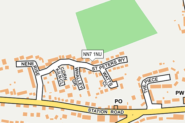 NN7 1NU map - OS OpenMap – Local (Ordnance Survey)