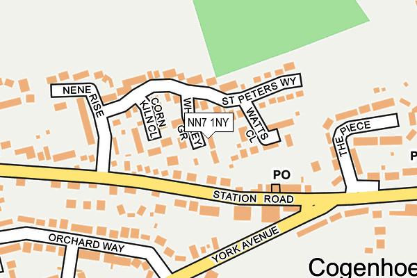 NN7 1NY map - OS OpenMap – Local (Ordnance Survey)
