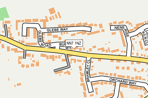NN7 1NZ map - OS OpenMap – Local (Ordnance Survey)