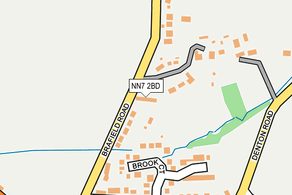 NN7 2BD map - OS OpenMap – Local (Ordnance Survey)