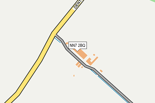 NN7 2BQ map - OS OpenMap – Local (Ordnance Survey)