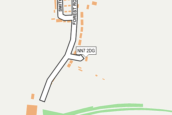 NN7 2DG map - OS OpenMap – Local (Ordnance Survey)
