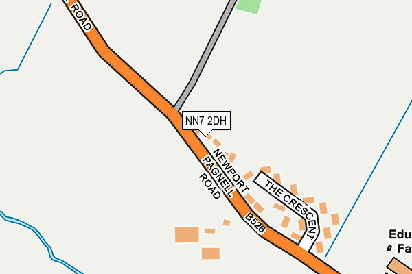 NN7 2DH map - OS OpenMap – Local (Ordnance Survey)
