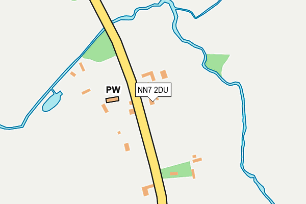 NN7 2DU map - OS OpenMap – Local (Ordnance Survey)