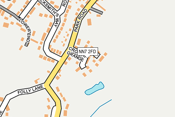 NN7 2FD map - OS OpenMap – Local (Ordnance Survey)