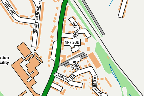 NN7 2GB map - OS OpenMap – Local (Ordnance Survey)