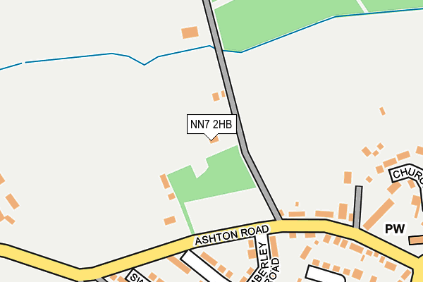 NN7 2HB map - OS OpenMap – Local (Ordnance Survey)