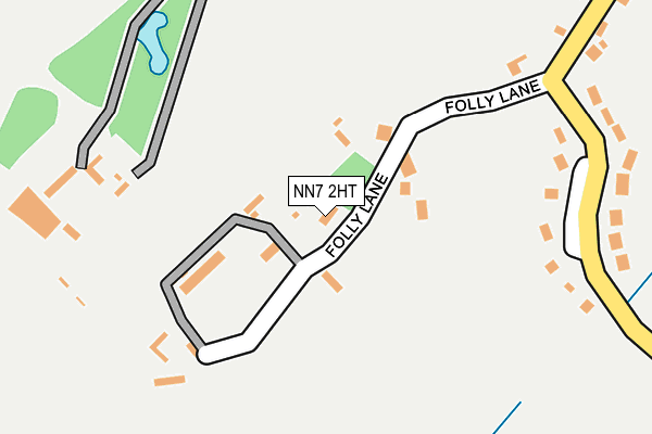 NN7 2HT map - OS OpenMap – Local (Ordnance Survey)