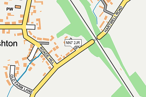 NN7 2JR map - OS OpenMap – Local (Ordnance Survey)