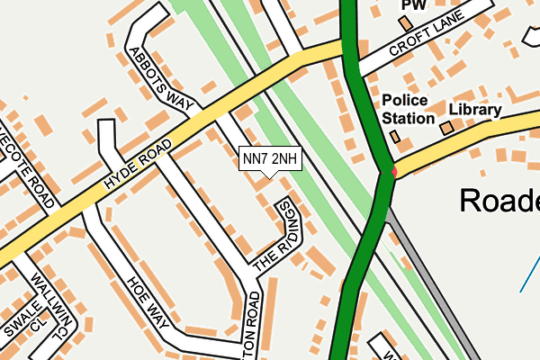 NN7 2NH map - OS OpenMap – Local (Ordnance Survey)