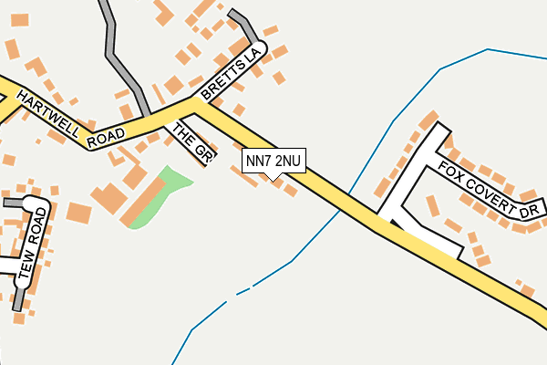NN7 2NU map - OS OpenMap – Local (Ordnance Survey)