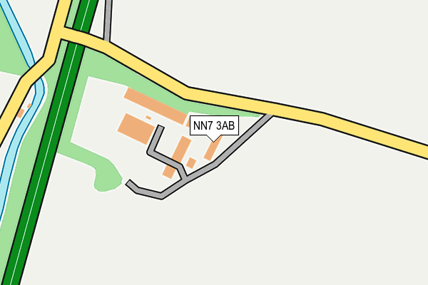 NN7 3AB map - OS OpenMap – Local (Ordnance Survey)