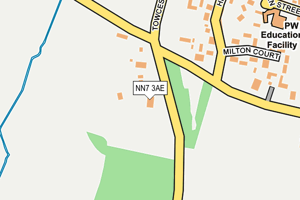NN7 3AE map - OS OpenMap – Local (Ordnance Survey)