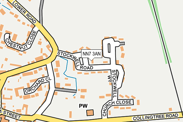 NN7 3AN map - OS OpenMap – Local (Ordnance Survey)