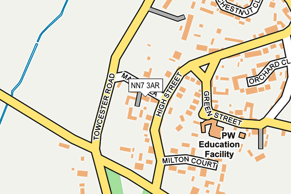 NN7 3AR map - OS OpenMap – Local (Ordnance Survey)
