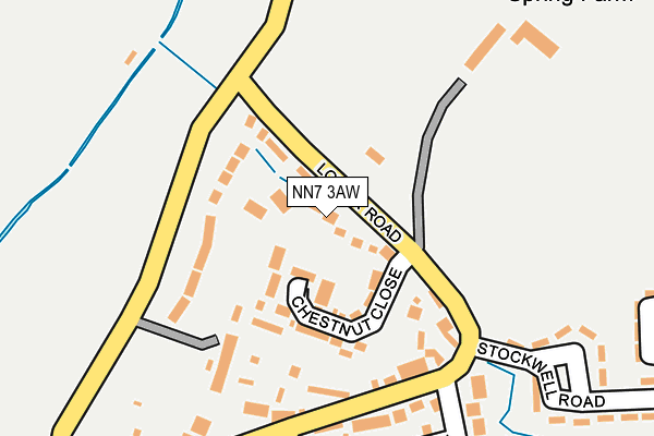NN7 3AW map - OS OpenMap – Local (Ordnance Survey)