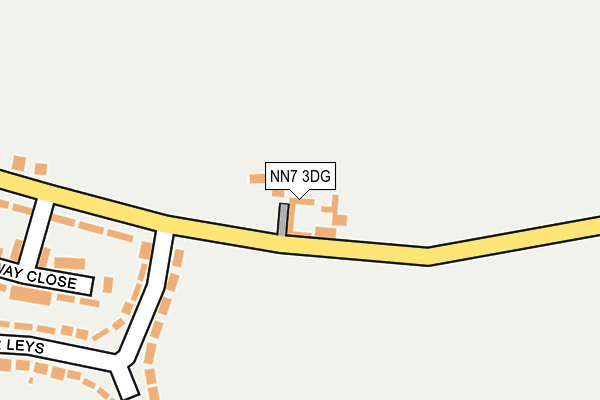 NN7 3DG map - OS OpenMap – Local (Ordnance Survey)