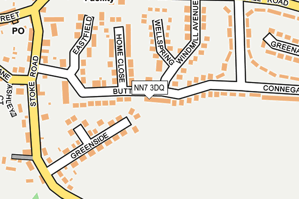 NN7 3DQ map - OS OpenMap – Local (Ordnance Survey)